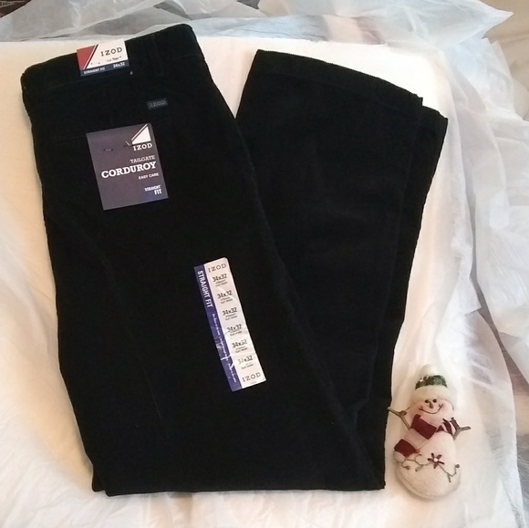 izod men's tailgate corduroy pants